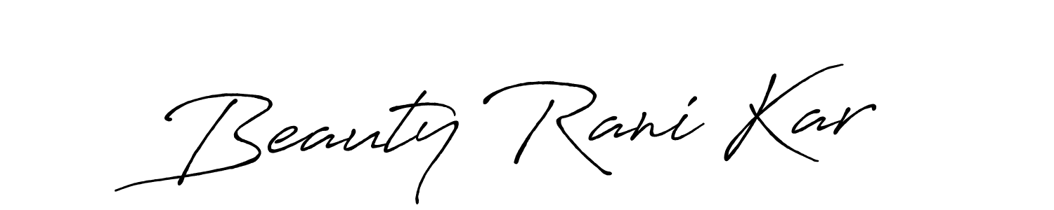 Make a beautiful signature design for name Beauty Rani Kar. Use this online signature maker to create a handwritten signature for free. Beauty Rani Kar signature style 7 images and pictures png