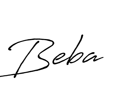 Also we have Beba name is the best signature style. Create professional handwritten signature collection using Antro_Vectra_Bolder autograph style. Beba signature style 7 images and pictures png