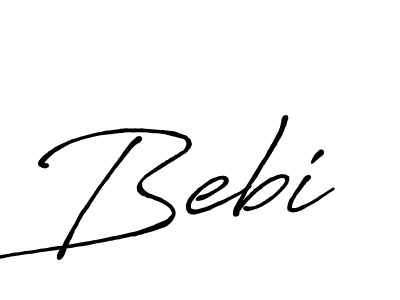 How to make Bebi name signature. Use Antro_Vectra_Bolder style for creating short signs online. This is the latest handwritten sign. Bebi signature style 7 images and pictures png