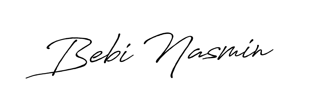 You should practise on your own different ways (Antro_Vectra_Bolder) to write your name (Bebi Nasmin) in signature. don't let someone else do it for you. Bebi Nasmin signature style 7 images and pictures png