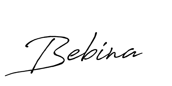 Also You can easily find your signature by using the search form. We will create Bebina name handwritten signature images for you free of cost using Antro_Vectra_Bolder sign style. Bebina signature style 7 images and pictures png