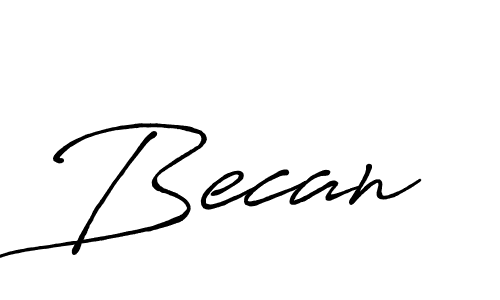 if you are searching for the best signature style for your name Becan. so please give up your signature search. here we have designed multiple signature styles  using Antro_Vectra_Bolder. Becan signature style 7 images and pictures png