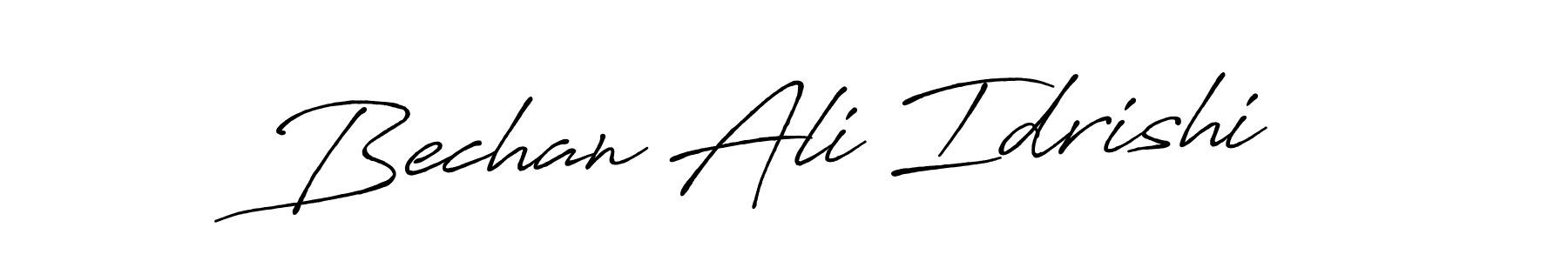 Once you've used our free online signature maker to create your best signature Antro_Vectra_Bolder style, it's time to enjoy all of the benefits that Bechan Ali Idrishi name signing documents. Bechan Ali Idrishi signature style 7 images and pictures png