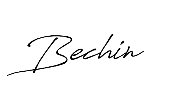 Make a beautiful signature design for name Bechin. Use this online signature maker to create a handwritten signature for free. Bechin signature style 7 images and pictures png