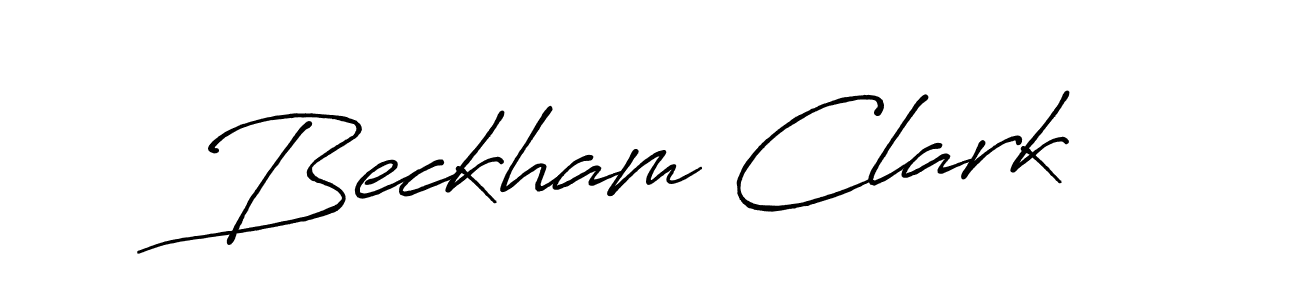 Antro_Vectra_Bolder is a professional signature style that is perfect for those who want to add a touch of class to their signature. It is also a great choice for those who want to make their signature more unique. Get Beckham Clark name to fancy signature for free. Beckham Clark signature style 7 images and pictures png