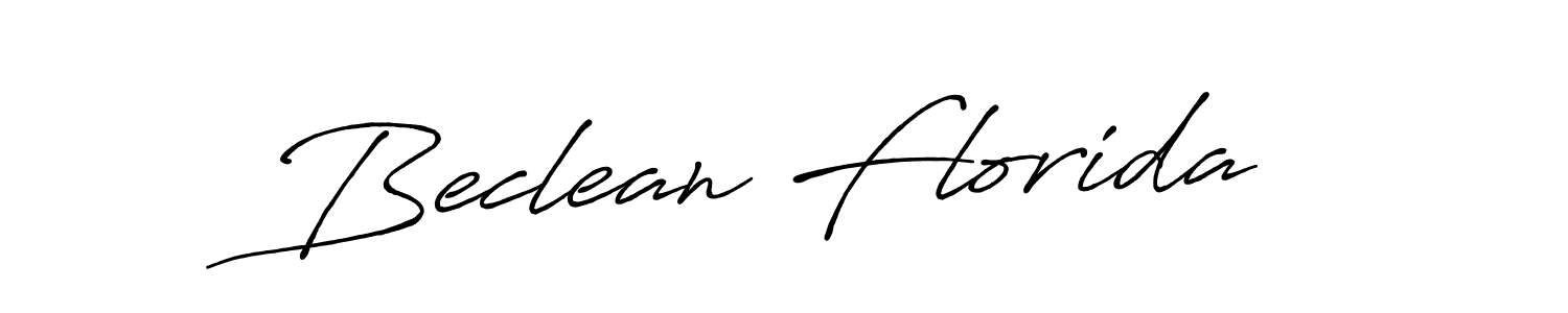 Also You can easily find your signature by using the search form. We will create Beclean Florida name handwritten signature images for you free of cost using Antro_Vectra_Bolder sign style. Beclean Florida signature style 7 images and pictures png