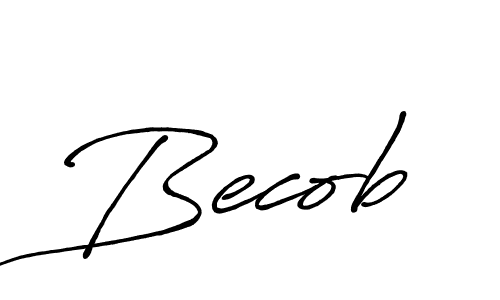 Also we have Becob name is the best signature style. Create professional handwritten signature collection using Antro_Vectra_Bolder autograph style. Becob signature style 7 images and pictures png