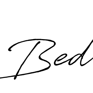 How to Draw Bed signature style? Antro_Vectra_Bolder is a latest design signature styles for name Bed. Bed signature style 7 images and pictures png