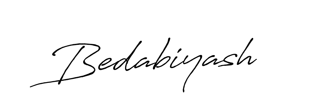 It looks lik you need a new signature style for name Bedabiyash. Design unique handwritten (Antro_Vectra_Bolder) signature with our free signature maker in just a few clicks. Bedabiyash signature style 7 images and pictures png