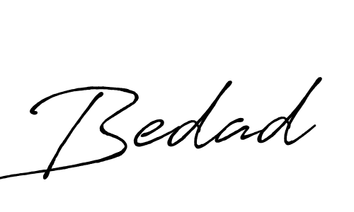 if you are searching for the best signature style for your name Bedad. so please give up your signature search. here we have designed multiple signature styles  using Antro_Vectra_Bolder. Bedad signature style 7 images and pictures png