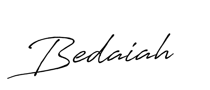 Make a beautiful signature design for name Bedaiah. With this signature (Antro_Vectra_Bolder) style, you can create a handwritten signature for free. Bedaiah signature style 7 images and pictures png