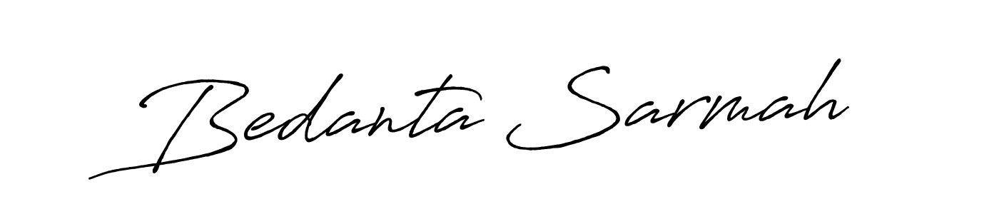 How to make Bedanta Sarmah signature? Antro_Vectra_Bolder is a professional autograph style. Create handwritten signature for Bedanta Sarmah name. Bedanta Sarmah signature style 7 images and pictures png