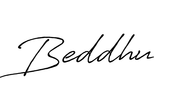 How to make Beddhu name signature. Use Antro_Vectra_Bolder style for creating short signs online. This is the latest handwritten sign. Beddhu signature style 7 images and pictures png