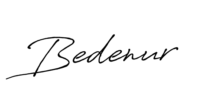 Use a signature maker to create a handwritten signature online. With this signature software, you can design (Antro_Vectra_Bolder) your own signature for name Bedenur. Bedenur signature style 7 images and pictures png