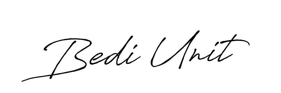 Once you've used our free online signature maker to create your best signature Antro_Vectra_Bolder style, it's time to enjoy all of the benefits that Bedi Unit name signing documents. Bedi Unit signature style 7 images and pictures png