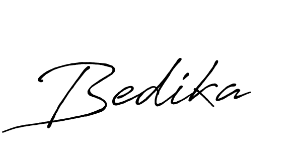 Once you've used our free online signature maker to create your best signature Antro_Vectra_Bolder style, it's time to enjoy all of the benefits that Bedika name signing documents. Bedika signature style 7 images and pictures png