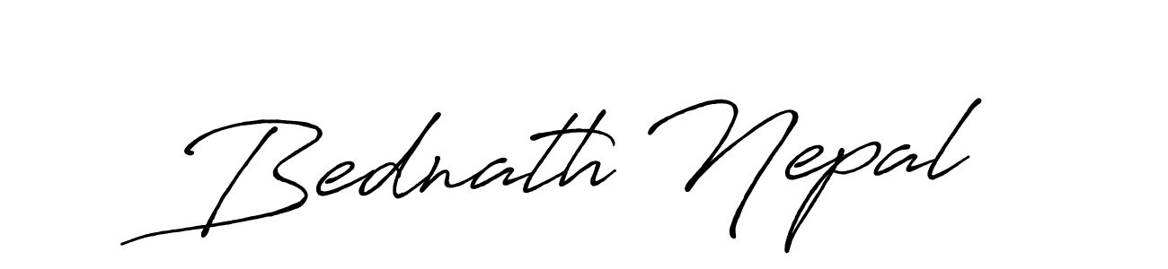 Once you've used our free online signature maker to create your best signature Antro_Vectra_Bolder style, it's time to enjoy all of the benefits that Bednath Nepal name signing documents. Bednath Nepal signature style 7 images and pictures png