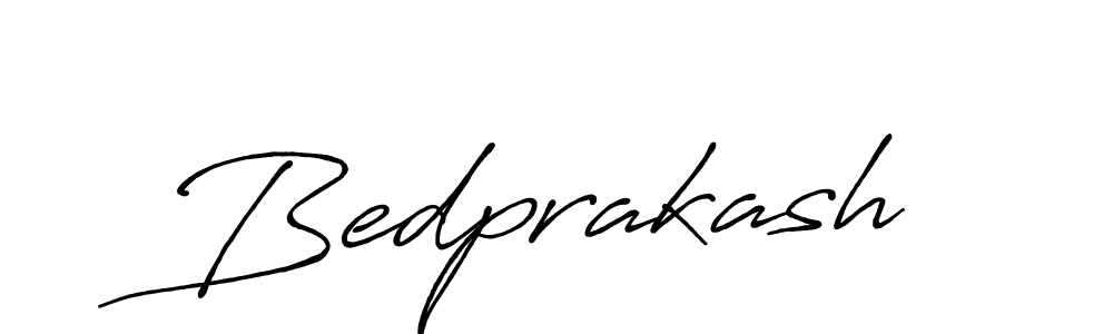 How to make Bedprakash name signature. Use Antro_Vectra_Bolder style for creating short signs online. This is the latest handwritten sign. Bedprakash signature style 7 images and pictures png