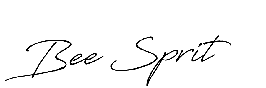 How to make Bee Sprit signature? Antro_Vectra_Bolder is a professional autograph style. Create handwritten signature for Bee Sprit name. Bee Sprit signature style 7 images and pictures png