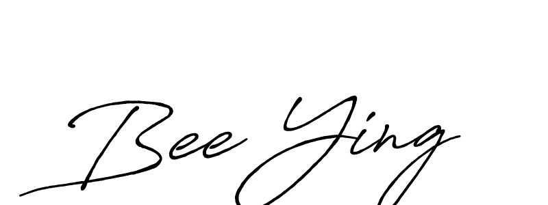 Also You can easily find your signature by using the search form. We will create Bee Ying name handwritten signature images for you free of cost using Antro_Vectra_Bolder sign style. Bee Ying signature style 7 images and pictures png