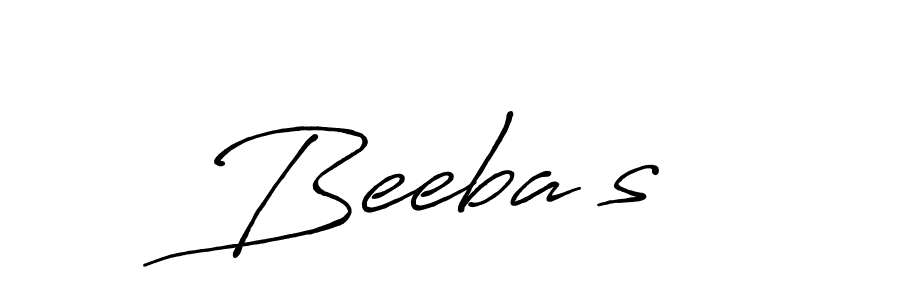 if you are searching for the best signature style for your name Beeba’s. so please give up your signature search. here we have designed multiple signature styles  using Antro_Vectra_Bolder. Beeba’s signature style 7 images and pictures png