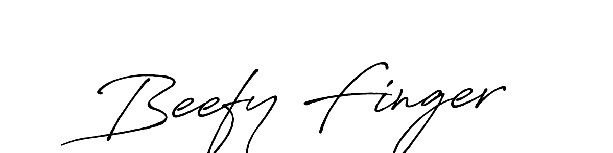 Also we have Beefy Finger name is the best signature style. Create professional handwritten signature collection using Antro_Vectra_Bolder autograph style. Beefy Finger signature style 7 images and pictures png