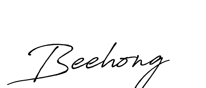 Also we have Beehong name is the best signature style. Create professional handwritten signature collection using Antro_Vectra_Bolder autograph style. Beehong signature style 7 images and pictures png