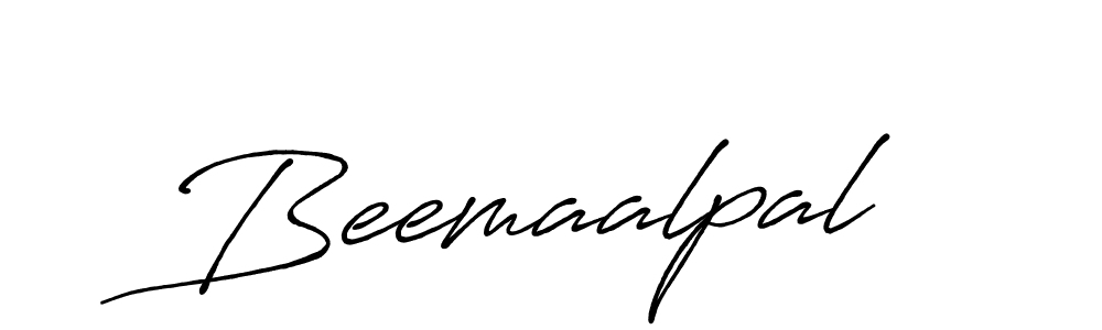 Create a beautiful signature design for name Beemaalpal. With this signature (Antro_Vectra_Bolder) fonts, you can make a handwritten signature for free. Beemaalpal signature style 7 images and pictures png