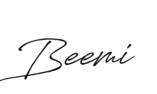 Once you've used our free online signature maker to create your best signature Antro_Vectra_Bolder style, it's time to enjoy all of the benefits that Beemi name signing documents. Beemi signature style 7 images and pictures png