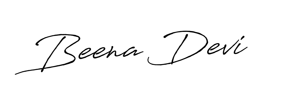 Beena Devi stylish signature style. Best Handwritten Sign (Antro_Vectra_Bolder) for my name. Handwritten Signature Collection Ideas for my name Beena Devi. Beena Devi signature style 7 images and pictures png