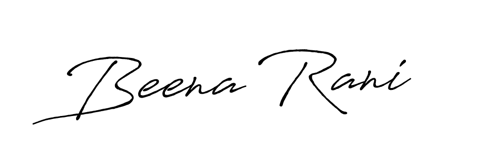 Make a beautiful signature design for name Beena Rani. Use this online signature maker to create a handwritten signature for free. Beena Rani signature style 7 images and pictures png