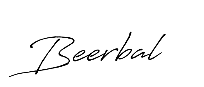 Beerbal stylish signature style. Best Handwritten Sign (Antro_Vectra_Bolder) for my name. Handwritten Signature Collection Ideas for my name Beerbal. Beerbal signature style 7 images and pictures png