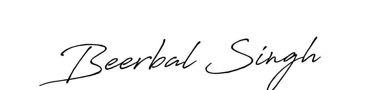 How to make Beerbal Singh name signature. Use Antro_Vectra_Bolder style for creating short signs online. This is the latest handwritten sign. Beerbal Singh signature style 7 images and pictures png