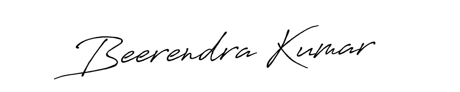 How to make Beerendra Kumar signature? Antro_Vectra_Bolder is a professional autograph style. Create handwritten signature for Beerendra Kumar name. Beerendra Kumar signature style 7 images and pictures png