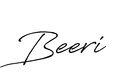 Make a beautiful signature design for name Beeri. With this signature (Antro_Vectra_Bolder) style, you can create a handwritten signature for free. Beeri signature style 7 images and pictures png