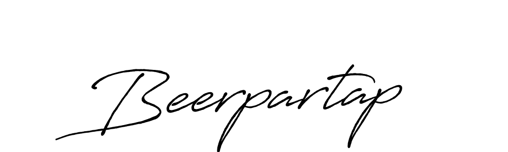 Use a signature maker to create a handwritten signature online. With this signature software, you can design (Antro_Vectra_Bolder) your own signature for name Beerpartap. Beerpartap signature style 7 images and pictures png