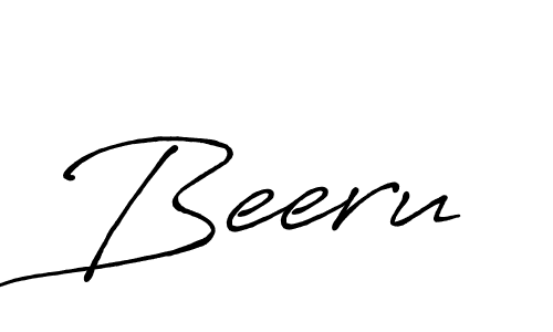 How to make Beeru name signature. Use Antro_Vectra_Bolder style for creating short signs online. This is the latest handwritten sign. Beeru signature style 7 images and pictures png