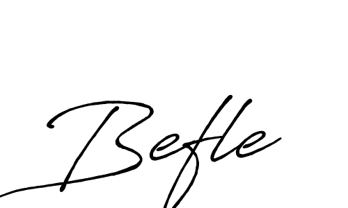 Befle stylish signature style. Best Handwritten Sign (Antro_Vectra_Bolder) for my name. Handwritten Signature Collection Ideas for my name Befle. Befle signature style 7 images and pictures png
