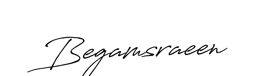 It looks lik you need a new signature style for name Begamsraeen. Design unique handwritten (Antro_Vectra_Bolder) signature with our free signature maker in just a few clicks. Begamsraeen signature style 7 images and pictures png