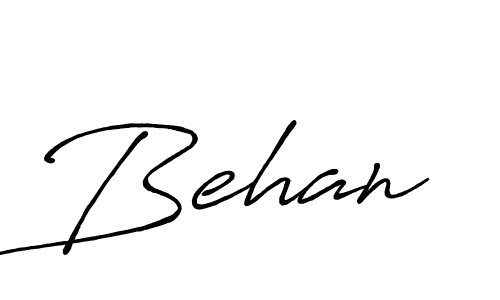 You should practise on your own different ways (Antro_Vectra_Bolder) to write your name (Behan) in signature. don't let someone else do it for you. Behan signature style 7 images and pictures png