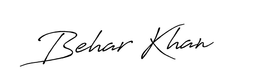 Once you've used our free online signature maker to create your best signature Antro_Vectra_Bolder style, it's time to enjoy all of the benefits that Behar Khan name signing documents. Behar Khan signature style 7 images and pictures png