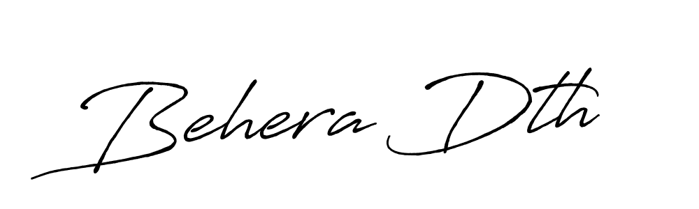 How to make Behera Dth signature? Antro_Vectra_Bolder is a professional autograph style. Create handwritten signature for Behera Dth name. Behera Dth signature style 7 images and pictures png