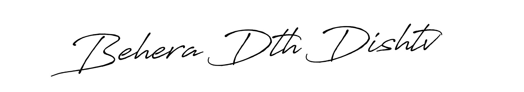Create a beautiful signature design for name Behera Dth Dishtv. With this signature (Antro_Vectra_Bolder) fonts, you can make a handwritten signature for free. Behera Dth Dishtv signature style 7 images and pictures png