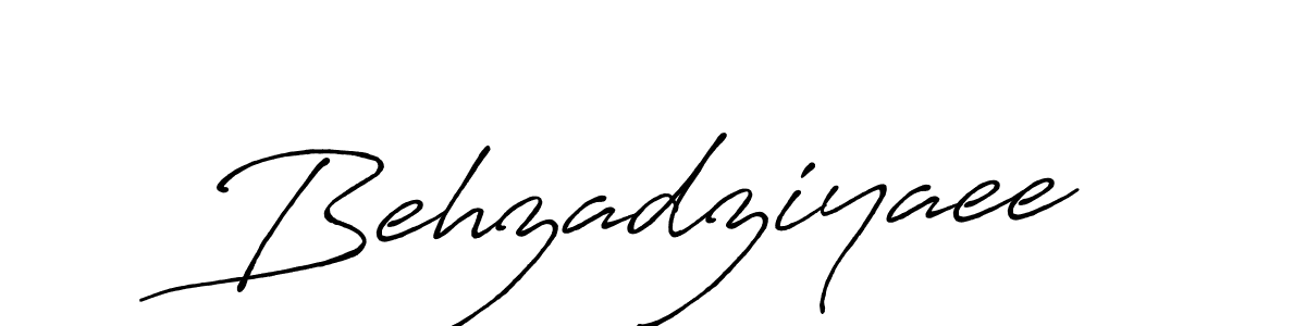 Behzadziyaee stylish signature style. Best Handwritten Sign (Antro_Vectra_Bolder) for my name. Handwritten Signature Collection Ideas for my name Behzadziyaee. Behzadziyaee signature style 7 images and pictures png