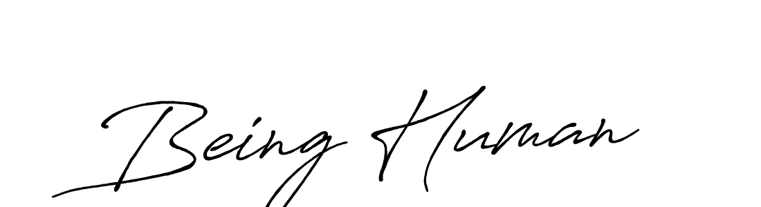 How to make Being Human name signature. Use Antro_Vectra_Bolder style for creating short signs online. This is the latest handwritten sign. Being Human signature style 7 images and pictures png