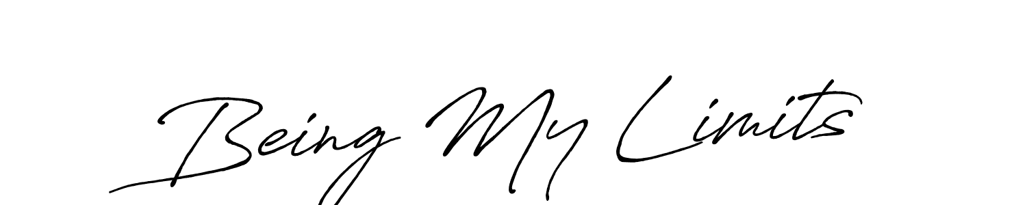 Check out images of Autograph of Being My Limits name. Actor Being My Limits Signature Style. Antro_Vectra_Bolder is a professional sign style online. Being My Limits signature style 7 images and pictures png