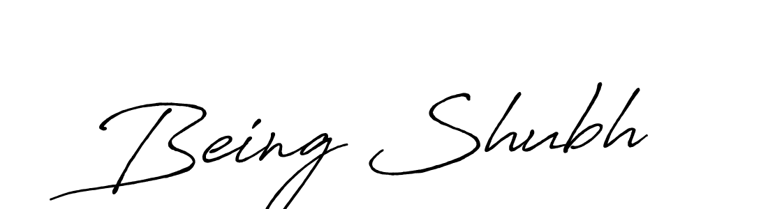 Make a beautiful signature design for name Being Shubh. Use this online signature maker to create a handwritten signature for free. Being Shubh signature style 7 images and pictures png