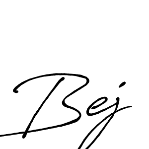 Design your own signature with our free online signature maker. With this signature software, you can create a handwritten (Antro_Vectra_Bolder) signature for name Bej. Bej signature style 7 images and pictures png