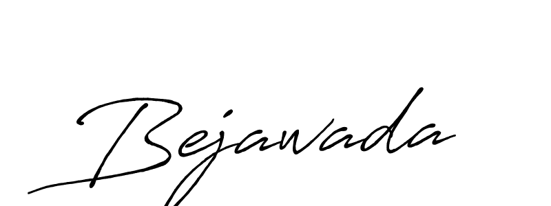 Use a signature maker to create a handwritten signature online. With this signature software, you can design (Antro_Vectra_Bolder) your own signature for name Bejawada. Bejawada signature style 7 images and pictures png