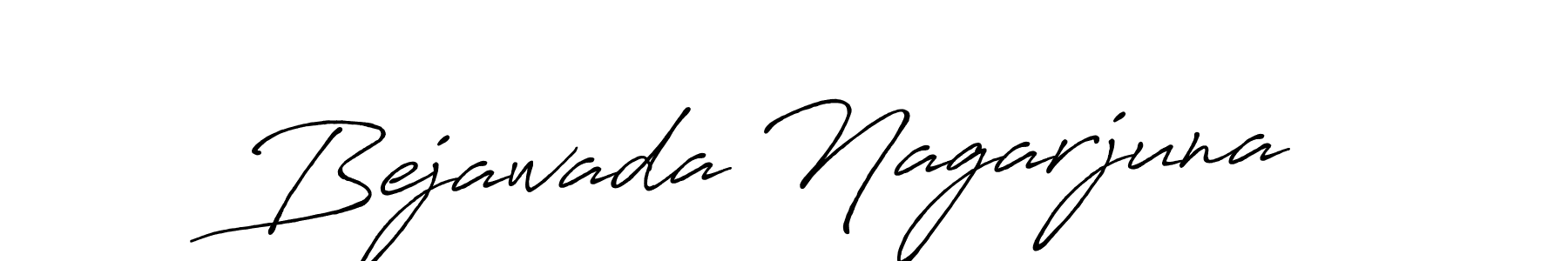 Make a beautiful signature design for name Bejawada Nagarjuna. With this signature (Antro_Vectra_Bolder) style, you can create a handwritten signature for free. Bejawada Nagarjuna signature style 7 images and pictures png